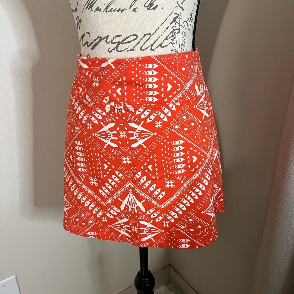 Patagonia Red and White Skater Skirt
